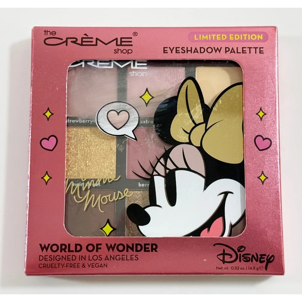 The Creme Shop Eyeshadow Palette Womens OS Pink Disney Minnie Mouse World Wonder